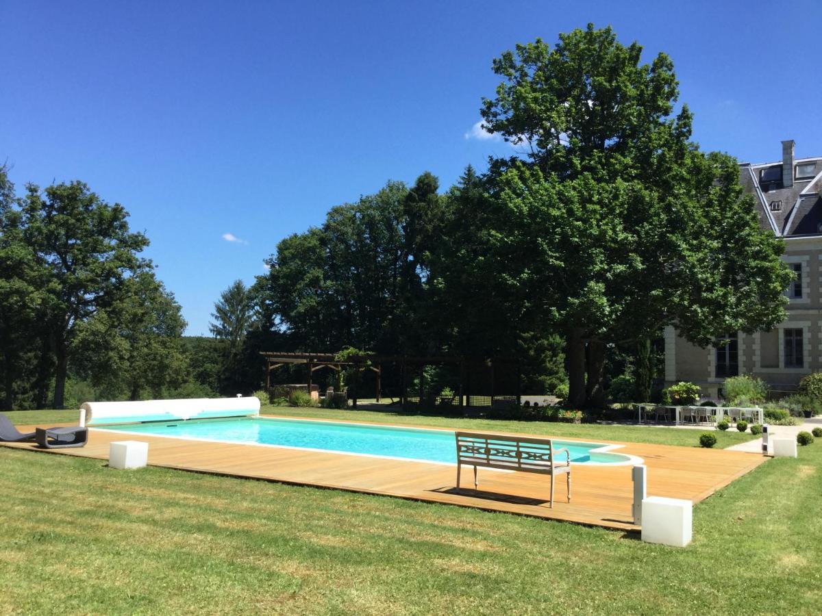 Chateau Des Essards Avec Piscine Et Jacuzzi Langeais Bagian luar foto
